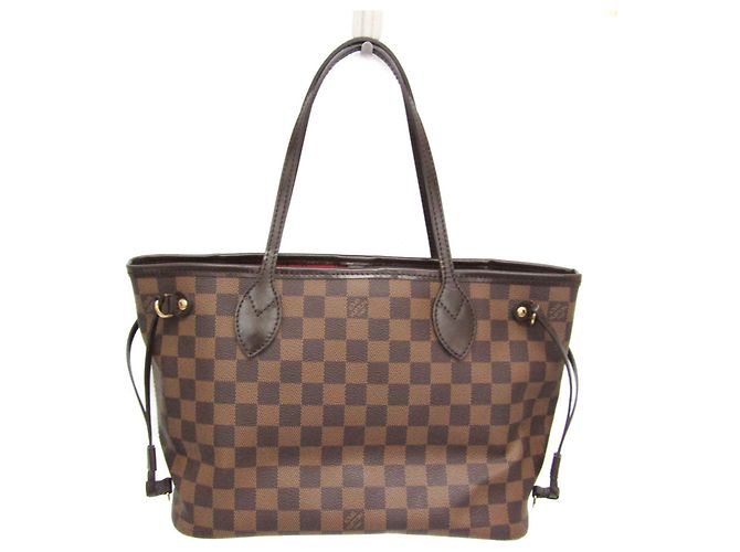 Louis Vuitton Damier Neverfull PM Tote Bag Damier ebene