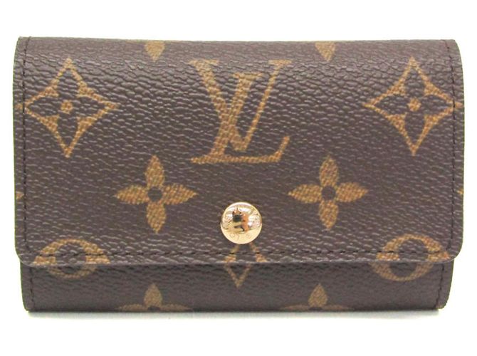 Étui à clés Monogram Louis Vuitton Marron