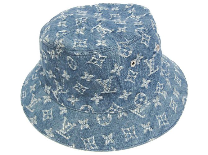 Monogram Essential Bucket Hat von Louis Vuitton Blau