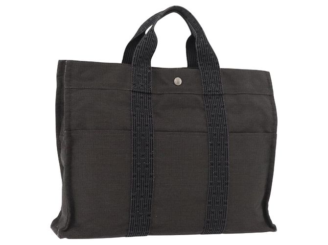 Hermès Hermes Fourre-tout Herline Canvas Brown