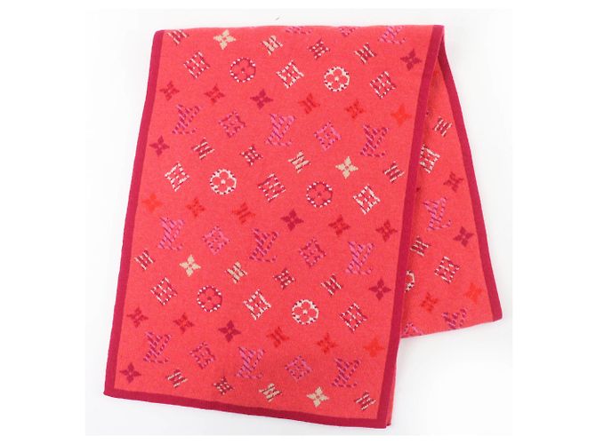 Bufanda de lana y cachemira Monogram Louis Vuitton Multicolor