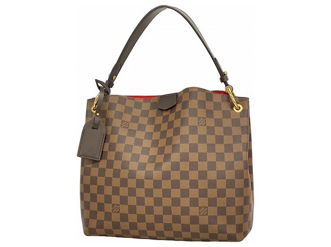 Borsa a Spalla Damier Graceful PM Louis Vuitton Damier ebene