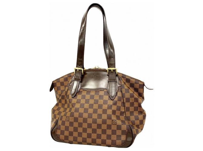Bolsa de Ombro Damier Verona MM Louis Vuitton Damier ebene