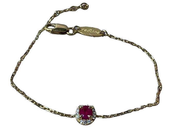 Pulsera de rubí Redline dorada Dorado