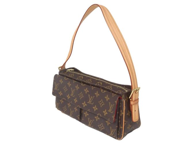 Sac à main Louis Vuitton VivaCite MM Marron