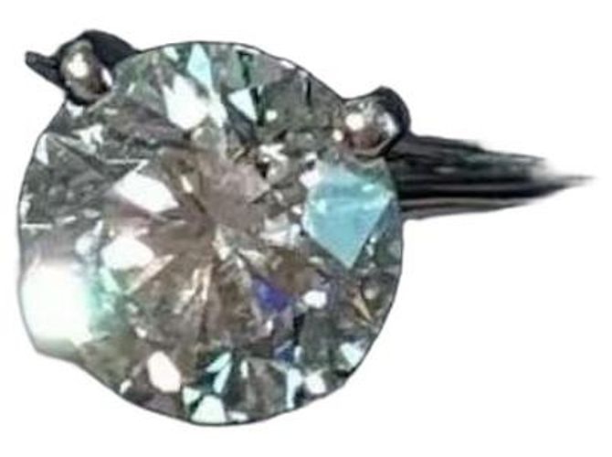 De Beers Diamantring 1 Karat Größe 50 Silber