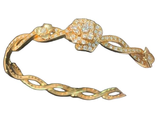 Bracciale Piaget Countess Rose in oro rosa 18K e diamanti D'oro
