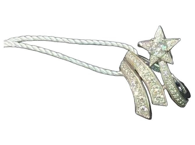 Chanel Comet Diamantring Weißgold Silber 