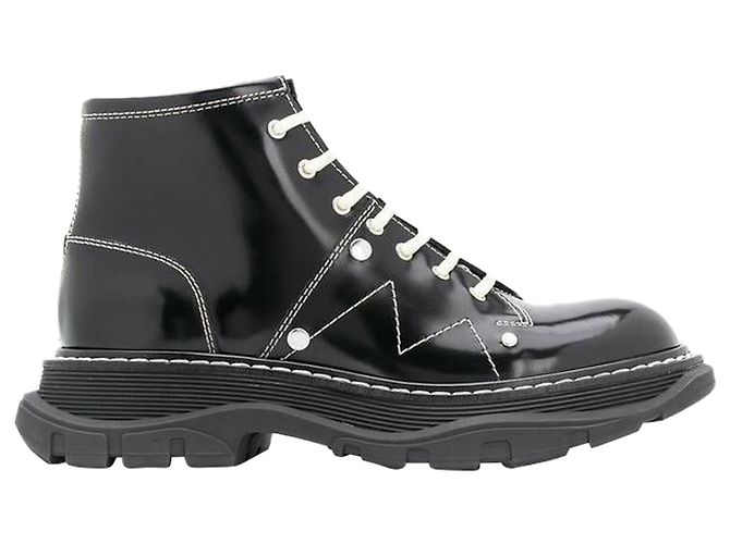 Alexander Mcqueen Botas com cadarço