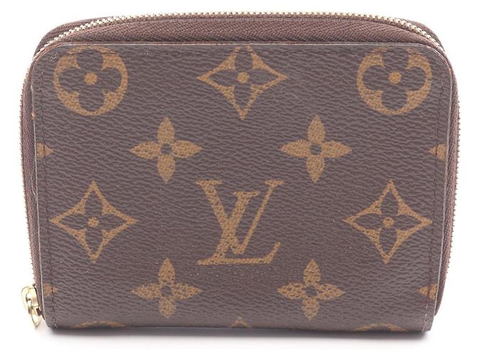 Monedero Zippy Monogram Louis Vuitton Castaño