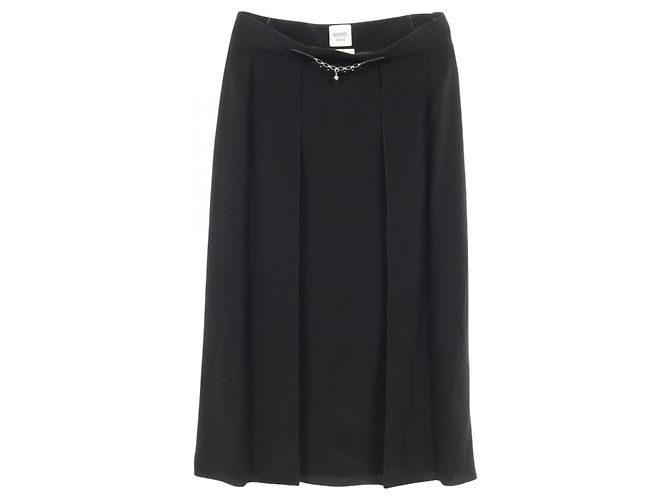 Gonna Flare in Seta Hermès Nero