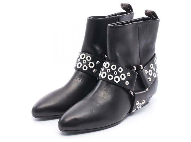 Louis Vuitton Rhapsody Line Monogram Leather Boots Brown Black