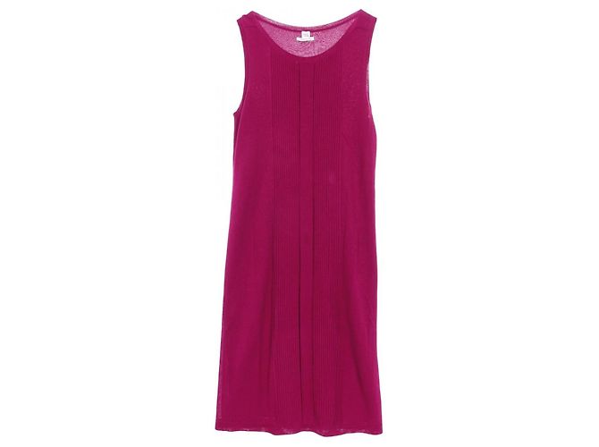 Vestido de algodón y seda de Hermès Rosa