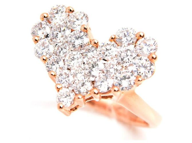 Autre Marque Au750 Diamantring Pink