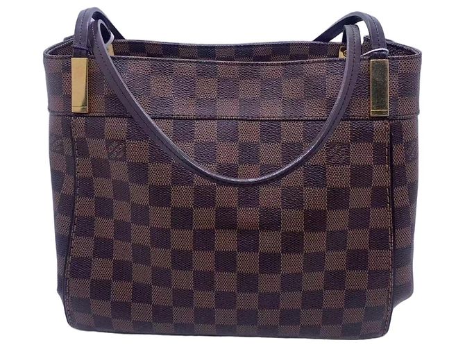 Louis Vuitton Marylebone Handtasche Braunes Karomuster Canvas