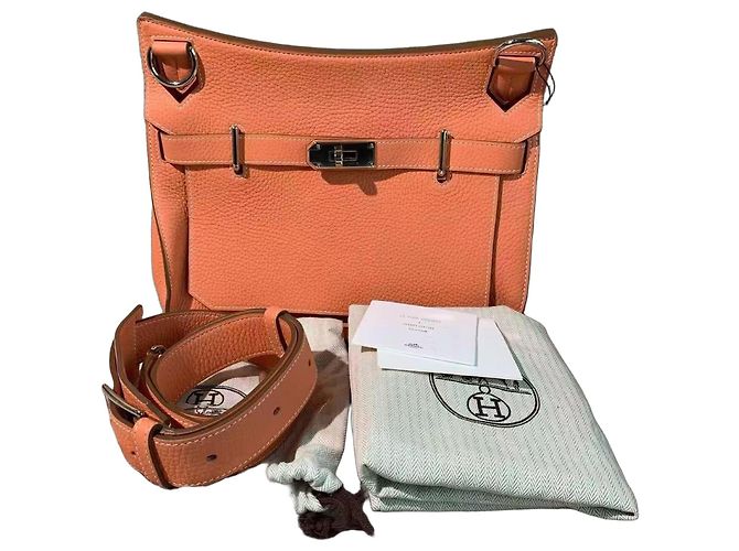 Bolsa de mão Hermès Gypsy 28 em couro rosa