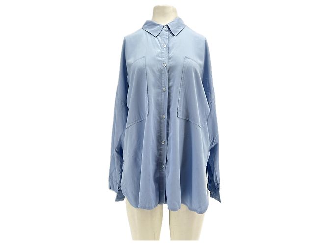 Autre Marque Camisa STORETS azul claro de algodón M