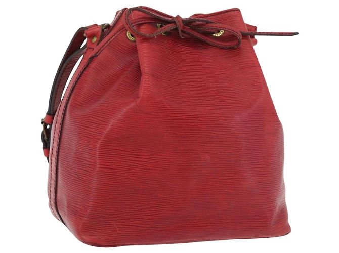 Louis Vuitton Petit Noe Epi Leather Medium Rouge