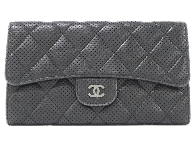 Timeless Portafoglio Lungo Classico Senza Tempo Chanel Nero