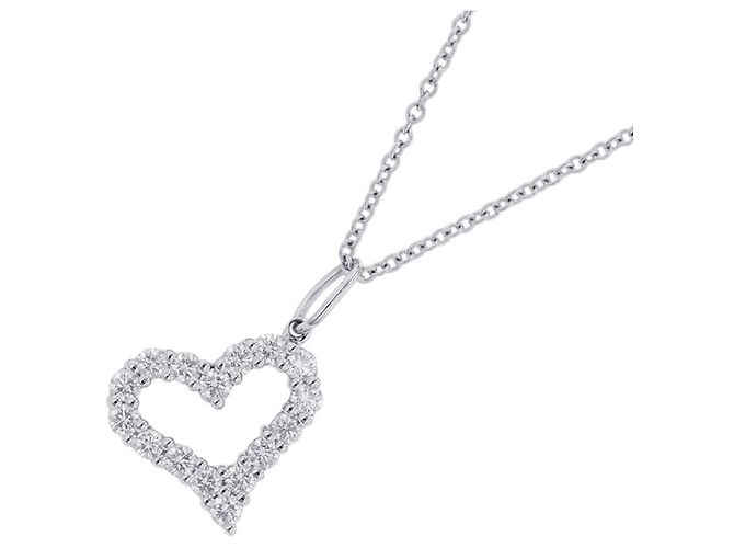 Collar de diamante en forma de corazón sentimental de Tiffany & Co.