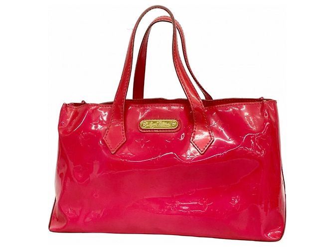 Borsa Louis Vuitton Vernis Wilshire PM Rosa
