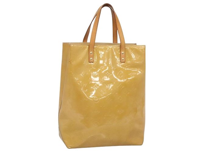 Louis Vuitton Reade Monogram Vernis MM Beige