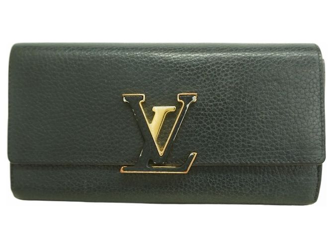 Cartera Larga Capucines Louis Vuitton Negro