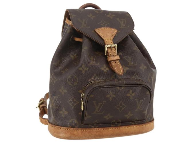 LOUIS VUITTON Monogram Montsouris PM Backpack M51137 LV Auth 175601