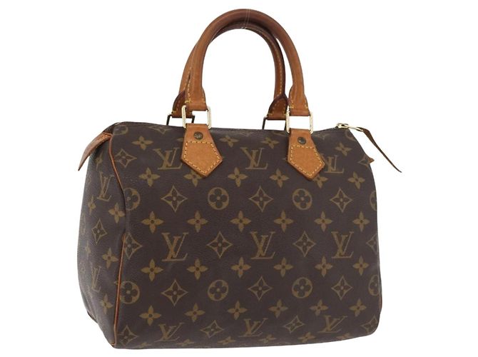LOUIS VUITTON Bolsa de Mão Monogram Speedy 25 M41528 LV Auth 175567A