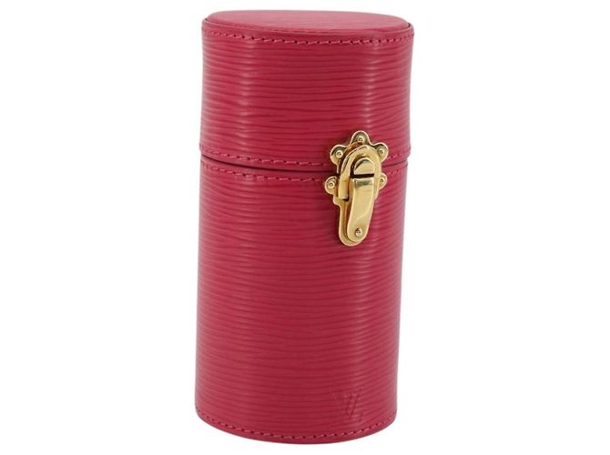 LOUIS VUITTON Epi Reisetasche 100ml Zubehörtasche Rosa LS0219 LV Auth 175661A Pink