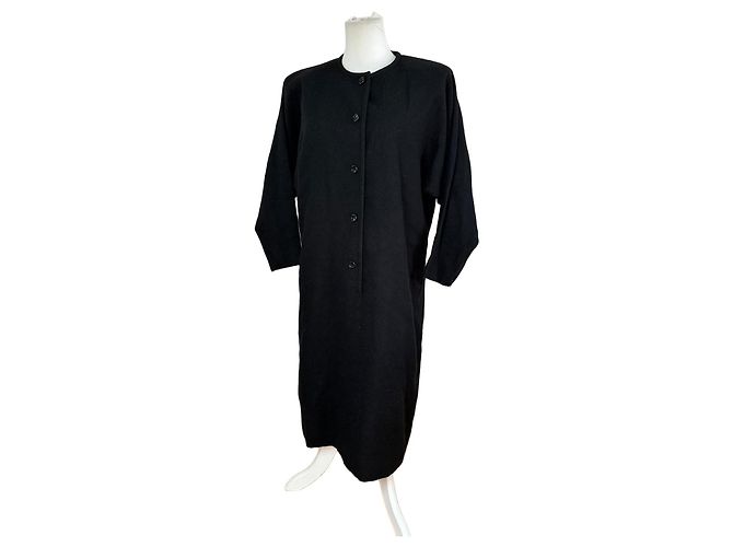 Vintage Givenchy Wollkleid Schwarz M
