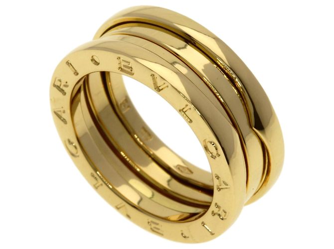 Bulgari Anillo de banda en oro amarillo de 18K Bvlgari B.zero1