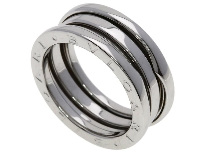 Bulgari Anel B.zero1 de 2 bandas em ouro branco 18K Bvlgari
