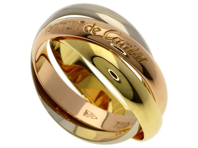 Anillo Trinity de Cartier en oro de 18 quilates