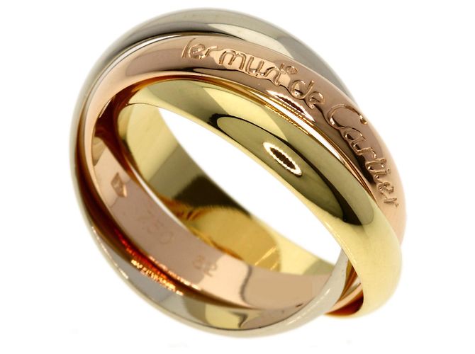 Anillo Cartier Trinity #52 en oro de 18K