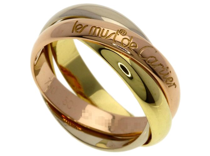 Anillo Trinity Cartier en oro de 18 quilates