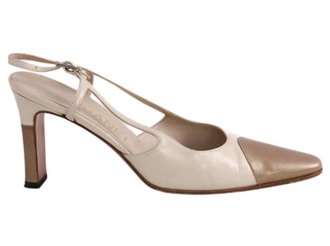 Chanel Ecru heels Cream