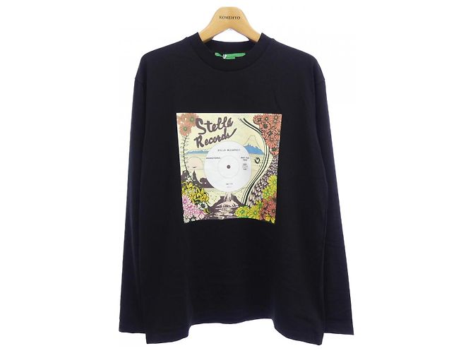 Stella Mc Cartney Camiseta Larga Record Stella McCartney Negro