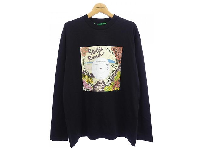 Stella Mc Cartney Camiseta Larga Record Stella McCartney Negro