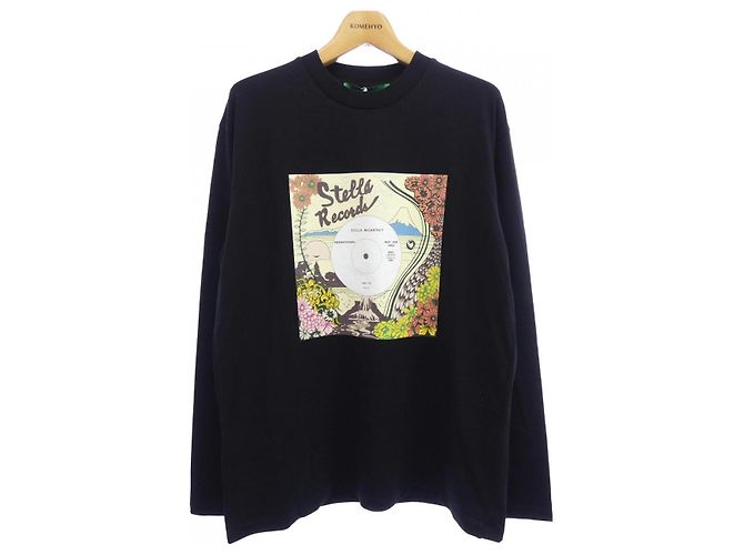 Stella Mc Cartney Camiseta Larga Record Stella McCartney Negro