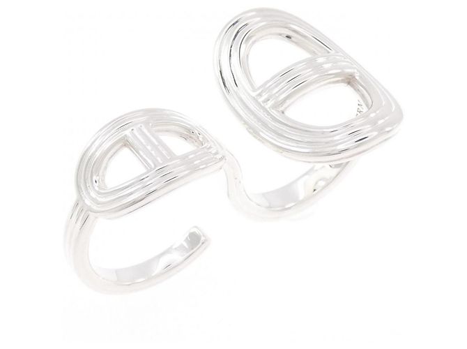 Doppelring Chaine d'Ancre 24 Hermès Silber