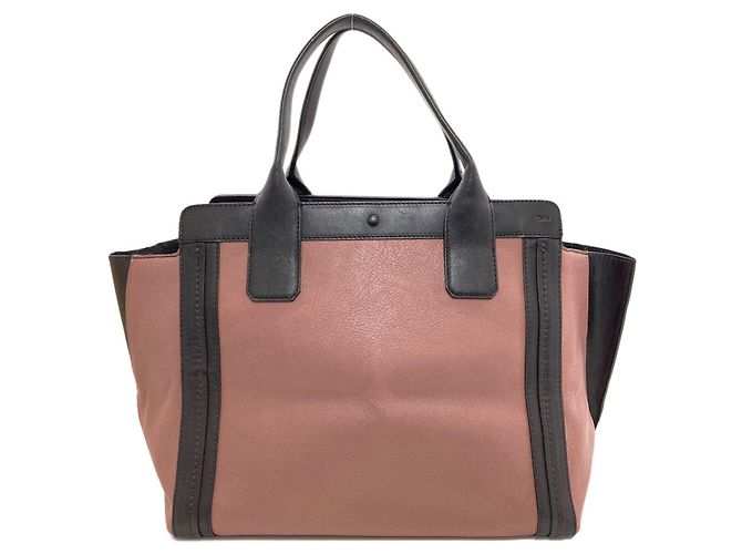 Borsa Chloé Alison Nero Rosa Pelle