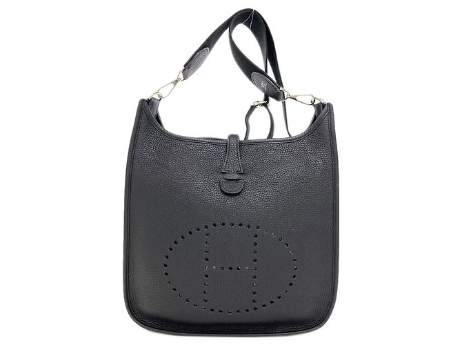 Hermès Evelyne 3 PM Schultertasche Schwarz
