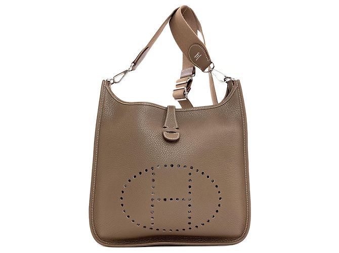 Sac à main Hermès Evelyne 3 PM Taupe