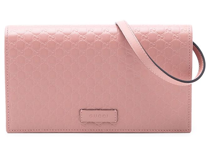 Cartera Gucci Microguccissima Rosa con Correa