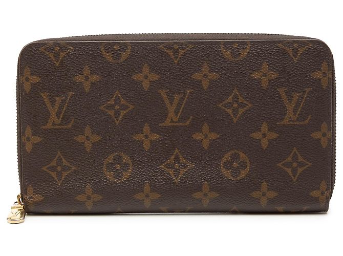 Louis Vuitton Brown Monogram Zippy Organizer Wallet