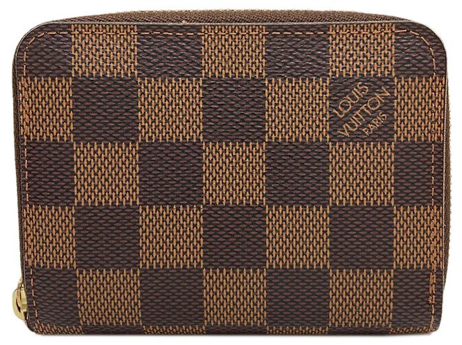 Monedero Zippy de lona Damier Louis Vuitton Damier ebene