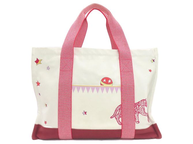 Sac à langer Hermès Circus Blanc Rouge