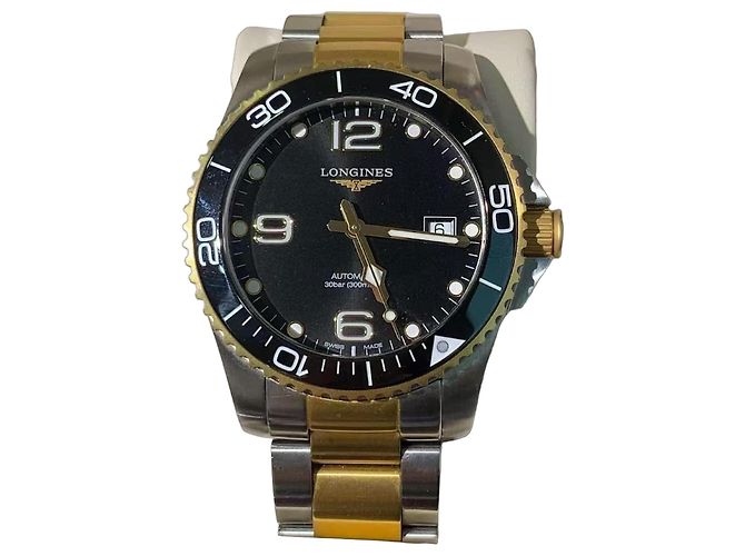 Orologio Longines Concorso Automatico Oro e Ceramica D'oro