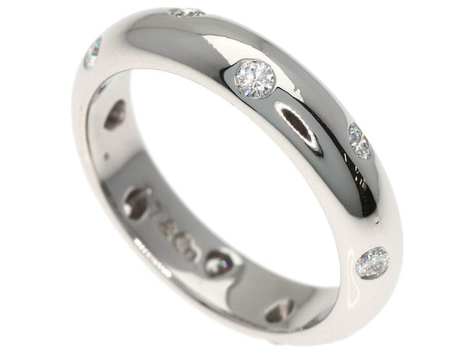 Dots Diamantring von Tiffany & Co. aus Platin PT950 Silber